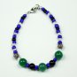 Jade and Obsidian Beaded Bracelet