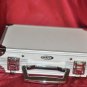 Intec Metal Silver Carrying Case Game Boy 10" x 7" x 3"