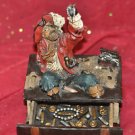 Pirate Book Jewerly Box Resin material 6''Tall by 5''wide 3''deep