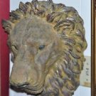 Ferocious Lions Head Wall Hang Decor Art Sculpture 16.5" X 12' X 10"