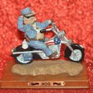 Hog's Collection~Hog Wild Figurine.Hog Custom Harley Davidson Motorcycle Figure