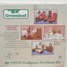 Greenleaf 30 Piece Wooden Dollhouse Furniture Kit New in Box Sealed