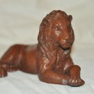 VINTAGE RED MILL MFG LION FIGURINE WITH LABEL