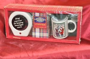 The Saturday Evening Post Coffee Warmer & Mug Gift Set