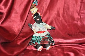 Vintage / Antique Hand Made Black Cloth Doll; African American; Americana, Art