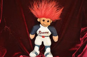 Troll Braves Baseball Team plush doll 10''Tall Action Figure, Multi-Color,1 size