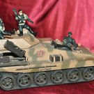 Military Toy Tank 12" with 4 soldiers