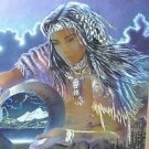 Indian squaw Goddess 3-D Foil Painting