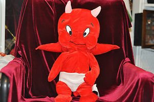 Harvey Entertainment Red Devil Plush Soft Doll 3+, Boys & Girls and Not Sure