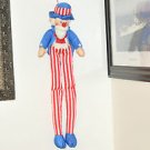 Uncle Sams Plush  32''Tall silky and soft 1993 Int. 3+, Boys & Girls & Not Sure