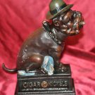 Cigar 5 Nickel Cast Iron Mechanical Bank