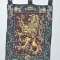 CREST Medieval LION Tapestry Wall Hanging 32" X 12"