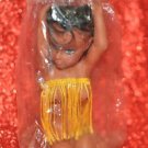 Sexy Girl Hawaian Aloha Hula Skin Yellow Babydoll Nipple Lingerie Dream Man Cave