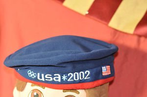 2002 Official Winter USA Olympics Team Hat Multi-Color One Size Alpine Skiing