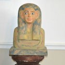Egyptian Bust 16''Tall 11''Long 8''Deep made in Egypt out of Resin