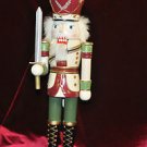 Nutcracker Wooden Soldier with sword 15''tall 5''wide