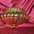 Golden Sconce Wall Plant holder Bric a Brak Wall Hanging Decor 9" X 6"