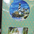Lighthouse electric clock with color kalaidescope display Waterfall by Eleco