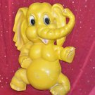 1973 Homco Vintage Yellow Elephant Figurine 12''tall by 9''Wide