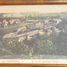 Lyndonville, Vermont B & M Railroad Shops Framed Painting