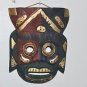 Mask Tiki Festive Multi colored wall decor man cave 9.5" X 7"