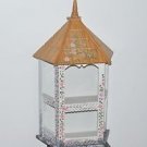 House White Shabby Chic Hanging Wall Curio Shelves 24" X 12" X 7"