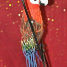METAL PARROT BIRD CANDLE HOLDER LANTERN LAMP LIGHT Figurine and Mixed Material