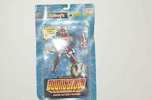 McFarlane Toys Vtg Action Figure Rob Liefelds Youngblood Shaft Box 1995, 4+ 1980