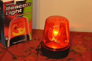 Beacon Rotating Spinning Flashing Party Lamp, Spotlight-Tracking and Unbranded