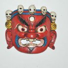Antique Masterquality Mask Hand Carved wooden Tibetan Mask Wall Decor Man cave