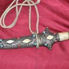 Gem Encrusted Mid East 12" Metal Blade Dagger