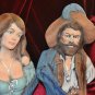 PIRATES COUPLE BUST NAUTICAL HOME DECOR