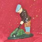 Cast Iron DOORSTOP Old Fashioned Golfer 8''Tall Door stopper and Multi-Color