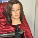 Hair Hairdressing Training Head Clamp Salon Mannequin also Tilts