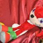 Toy Network Sonic Hedgehog Knuckles Character Toy Red White Floppy Plush 20"
