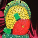 WOODEN FISH NAUTICAL HOME DECOR MADE IN THAILAND Figurine and Wood