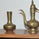 Brass Vase and Pitcher Lot minature