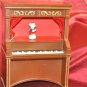 Animated Piano Christmas Dancing Mouse Battery Operated 12.5" Tall