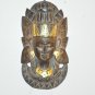 Large Buddhist Wooden Mask Wall Hanging 14in. X 8in.