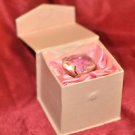 Gold Plated Giant Round Cut Simulated Diamond Napkin Holder