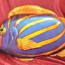 Rainbow Colored Fish Plush Large 18" Stuffed Animal Toy Red Purple Orange Green