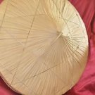 Oriental Straw Cone Garden Fishing Sun Rice BAMBOO HAT Vietnamese Chinese 23.5"