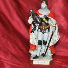 Knight Crusader Red Cape Art Deco #641. Look at the Bottom Rare emblems