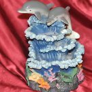 9" Dolphins Jumping Waves Sounds of Wave and Seagulls