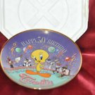 Collector Plate Looney Tunes Happy 50th Birthday Tweety From Franklin Mint