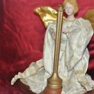 Angel Playing Harp 14"