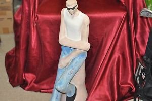 Cool Guy Statue 29" Tall Very Heavy MOM Tatoo
