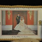 ROYAL WOODEN TRAY CELEBRATING THE MARRIAGE OF PRINCE ANDREW AND SARA FERGUSON