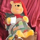 Disney Christmas Animated Figure - Winnie The Pooh In Bed Moves & Plays Music