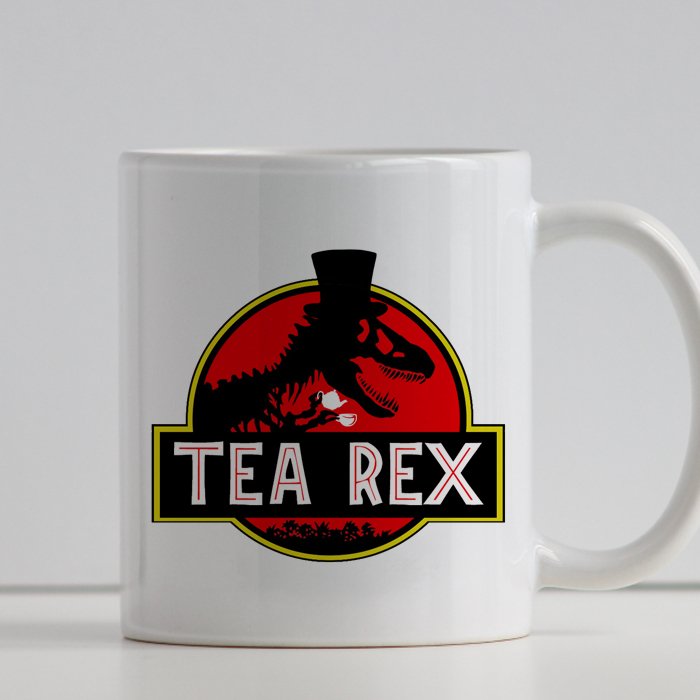 BDM 163 Tea Rex Jurrasic Park Funny Parody